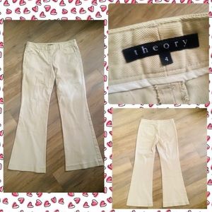 Theory khaki heavy pant